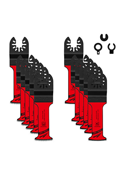 Choice 12PCSLMTARC 3/10/12PCS Oscillating Saw Blades Arc tech Bi-Metal and Japanese Teeth Multitool Blades