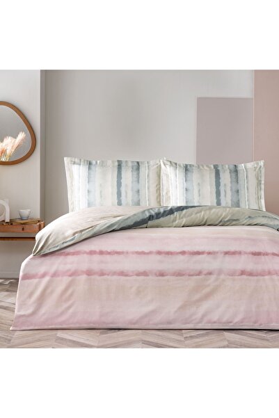 Taç Set cuvertură de pilota dublă Neil Satin Roz