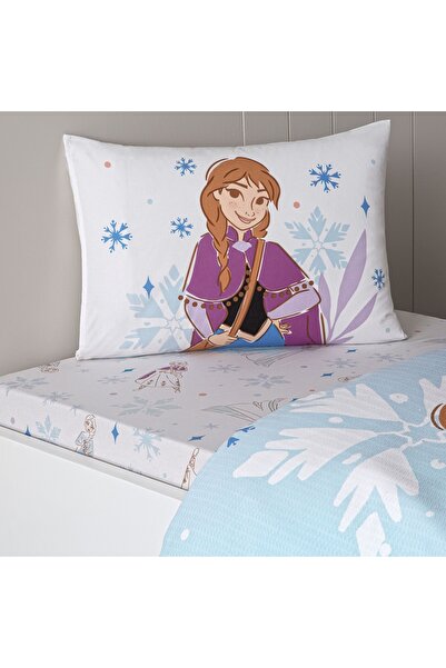 Taç Taç Lisanslı Disney Frozen Family Tek Kişilik Pamuk Pike Takımı