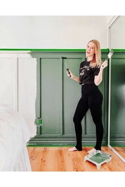 hediyesepetin Iskandinav Duvar Çıtası 5 Adet 50 cm X 5 cm Ham Mdf - Dekoratif...