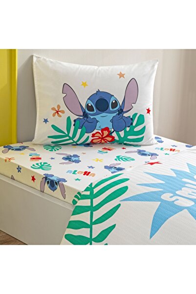 Taç Disney Stitch Single Crown Licensed Cotton Pique Set
