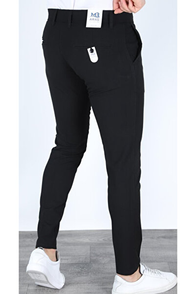 ATKGİYİM Kumaş pantolon slmfit dar kesim kemerli model