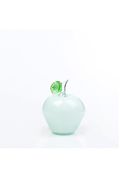 Vitale Murano Dekoratif Cam Beyaz Elma AK.EVD0004