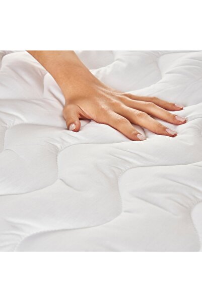 Taç Dreamer Pamuk Çift Kişilik Uyku Pedi Beyaz