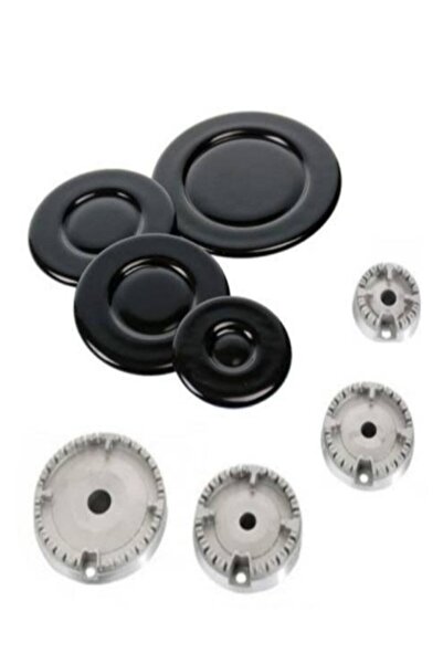 Ferre 8 Parça Universal Arçelik Beko Uyumlu (PROFİLO-BOSCH-SİEMENS UYUMSUZ) Setüstü Ocak Bek Kapakları