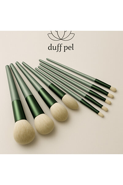 DUFF PEL Комплект четки за фиксиране със зелени 13 части в специална торбичка