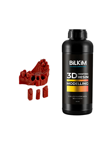 bilkim Polycure 3d Model Reçinesi - Kırmızı - 350 gr