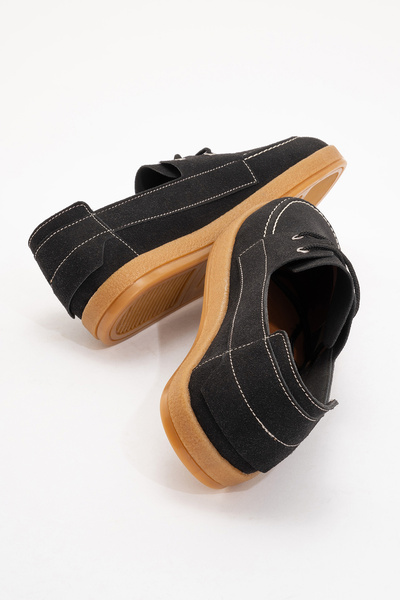 by selvi Lukka Shoes Чоловічі чорні шкіряні черевики з шнурівкою Mary