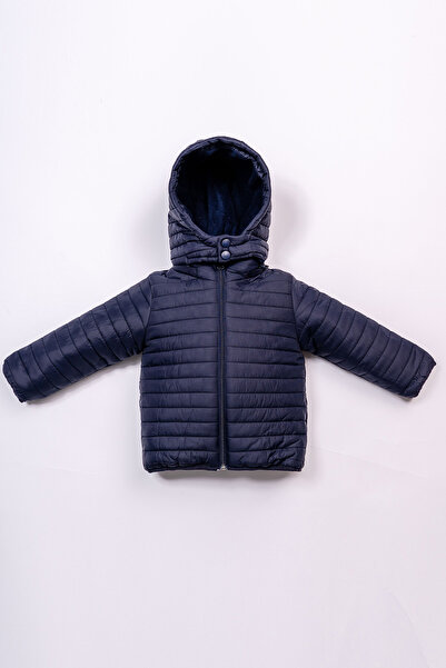 Verscon Boys' Quilted Coat with Removable Hood 1 - 5 Years
