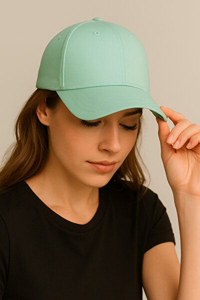 ZERAMİNE Pălărie simplă Model unisex 100% bumbac Velcro reglabil Femei-Bărbaț...