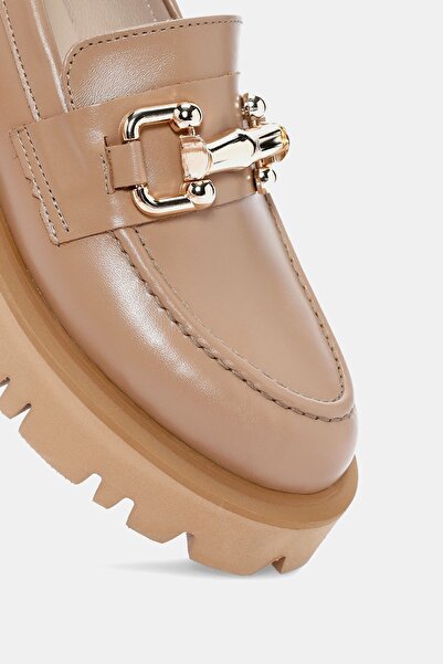 Bestyle Devine Women - Дамски мокасини от естествена кожа в кафяв цвят