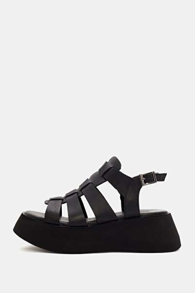 Bestyle Mariel Women - Černé sandály z pravé kůže