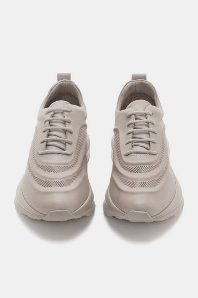 Bestyle Hello Kadın Vizon Gerçek Hakiki Deri Sneaker