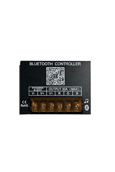 DORA LED Bluetooth Kontrollü Müzik Modlu RGB Led Kontrol Kumandası 5-24V 30A