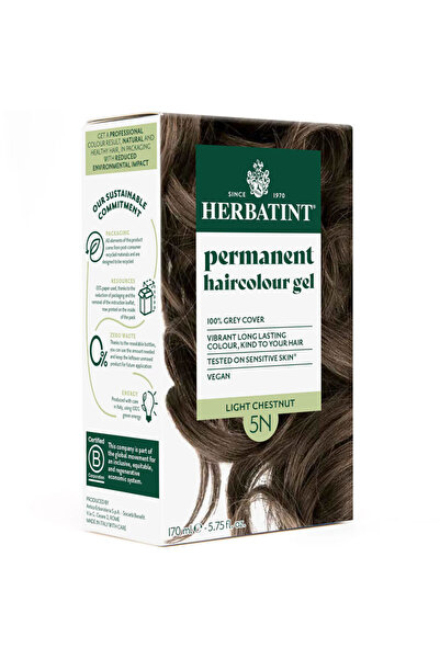 Herbatint Light Chestnut 5n Açık Kestane Saç Boyası 150 ml
