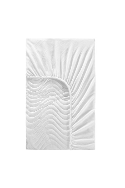Altınbaşak Luna Kapitone Sıvı Geçirmez Fitted Alez 100x200 cm Beyaz