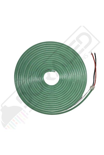 DORA LED 12 Volt 6x12mm Turkuaz Esnek Neon Led 5 Metre (2.5 cm'de Kesilebilir.)