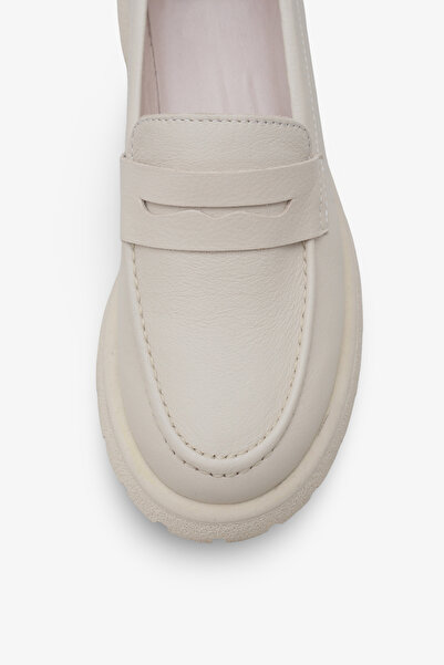 Stella Kadın Hakiki Deri Loefar Yüksek Taban Günlük Ayakkabı Mery