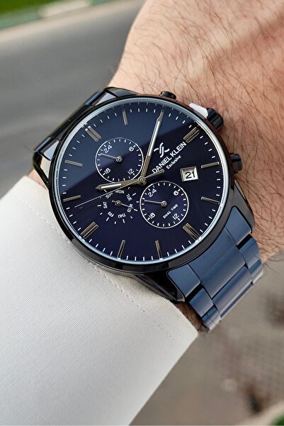 Daniel Klein Kasası Siyah Kordonu Lacivert Renk Ayarlanabilir Kordonlu 42 Mm ...