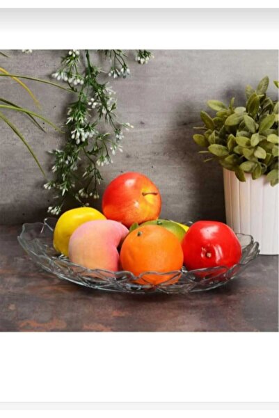 Paşabahçe 10717 Estrella cam kayık servis meyve tabağı 33 cm 1 parça