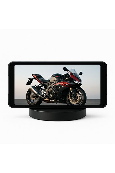 Android auto PROMO - 7 Inch Screen AndroidAuto, for Motorcycles + ScreenProtect + Water resistant Cover