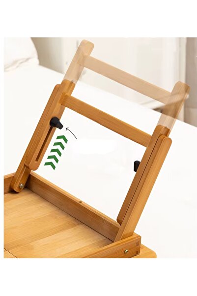 seasons box Wooden table for iPad and laptop