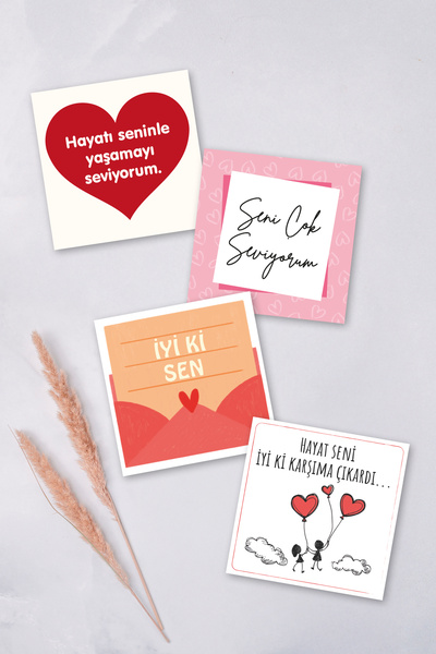 Harikalar Ofisi Σετ καρτών δώρου για τον εραστή