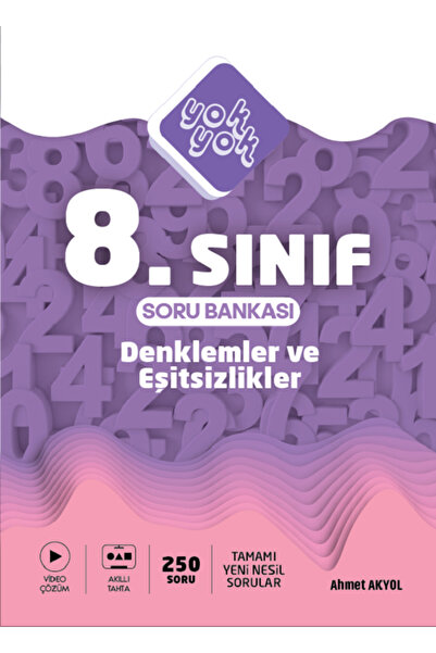 8.SINIF MATEMATİK SORU BANKASI DENKLEMLER VE EŞİTSİZLİKLER