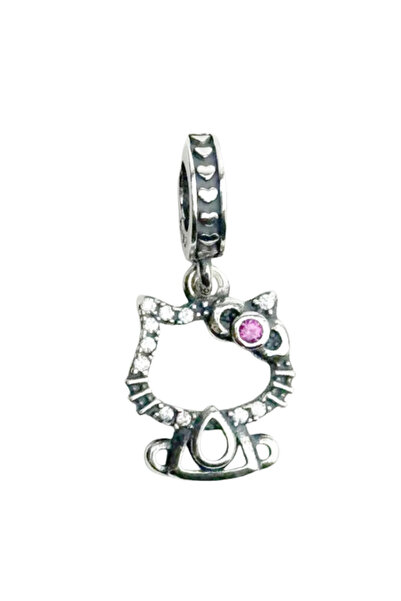 Fubena Domestic Production Helo Kitiy Hanging Silver Charm