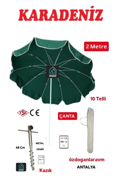 dogant özdoğanlar avm Karadeniz Plaj Balkon Kamp Şemsiyesi ve Taşıma ÇANTA ve...