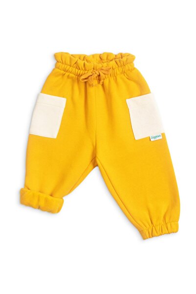 Zuppers Thick Cotton Jogger Pants with Baby Pockets - Mustard