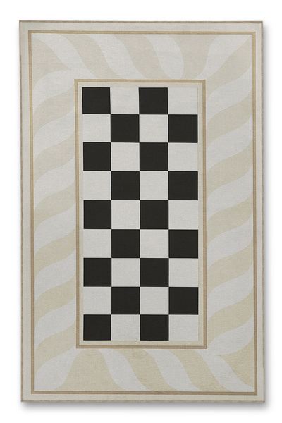 Rugs Modern Halı Mosso Ρετρό Καρό Μπεζ Κυματιστό Σχέδιο Υφαντό Χαλί Μοντέρνο ...