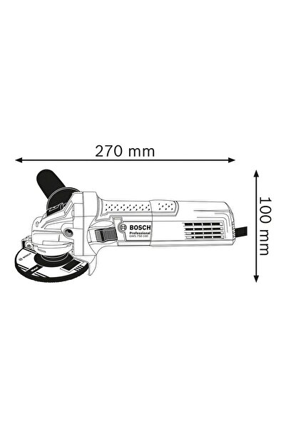 Bosch GWS 750 S Devir Ayarlı Avuç Taşlama Makinesi 0601394120