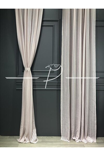 Brillant Fon Perde Palavan Desen Fileli Perde