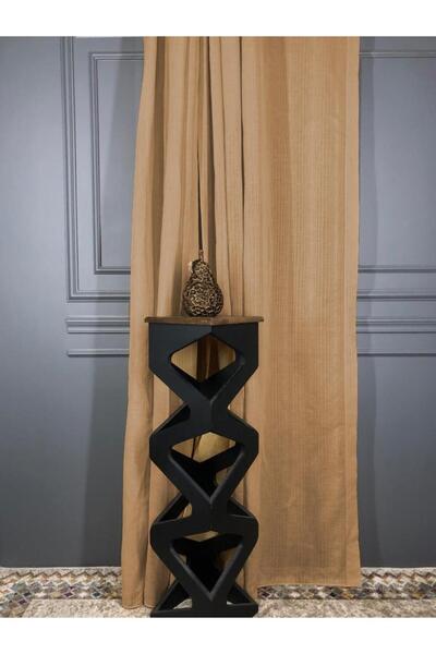 rendecioğlutekstil Tül Perde Çizgili Keten Renkli Tül Kampanyalı Ürün