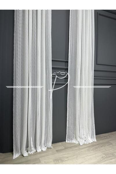 Brillant Fon Perde Palavan Desen Fileli Perde