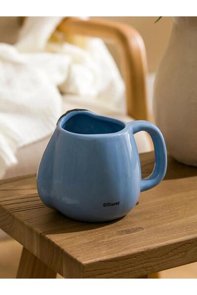 LC Waikiki LCW HOME Açık Mavi Winnie The Pooh Karakterli Baskılı Seramik Kupa 520 Ml