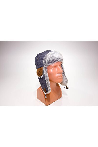 Decathlon Yetişkin Kürklü Kayak Şapkası Gri Cruising Yünlü Wedze Meridyendukkan