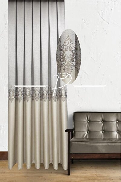rendecioğlutekstil Fon Perde Pano Panel Fonluk Ekselans Desen 90x270