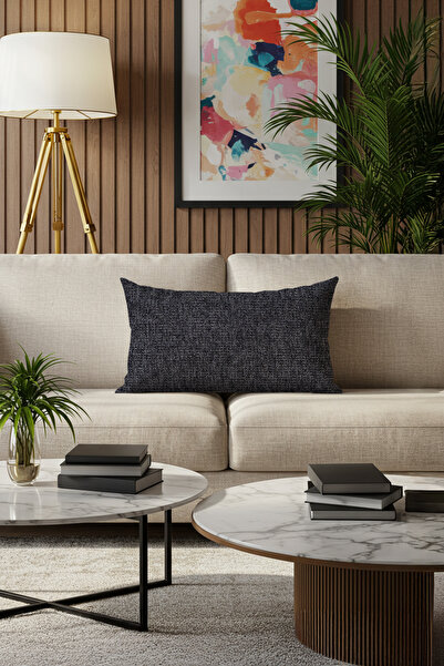 Sezyon Husă de pernă cu model Lorin 30x50 gri cărbune