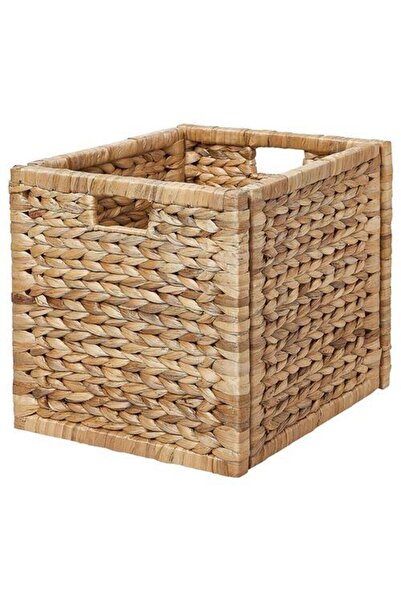 IKEA Кошница от естествен ратан - воден зюмбюл, 32x34x32 см, аранжирана кошница и кутия Ръчно плетиво