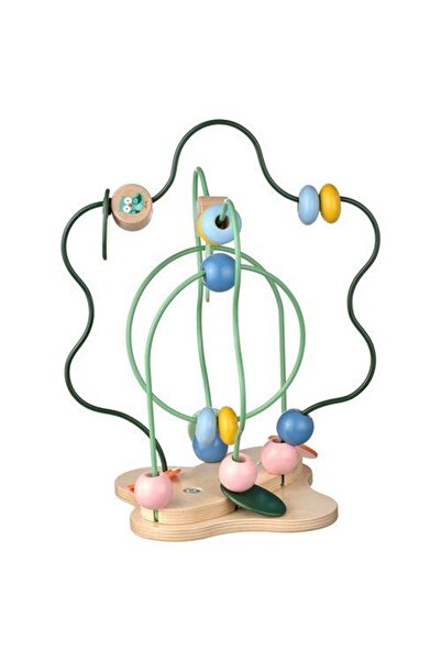 IKEA Boncuklu Helezon Çok Renkli Eğitici-geliştirici Bebek Aktivite Oyuncağı 29x24x34cm