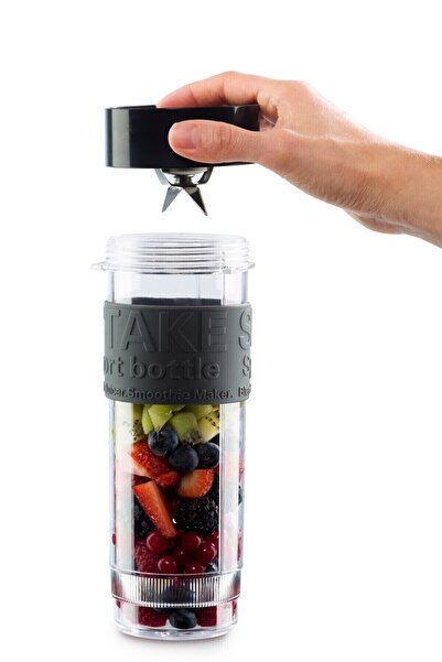 Arzum Shake’N Take One Kişisel Smoothie Blender Buz Kırma 300W 570ml Şişe Siyah - AR1120