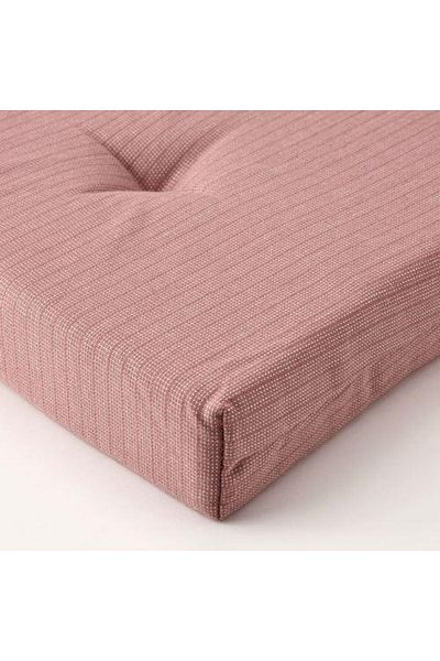 IKEA Chair Cushion Pink Color Meridyendukkan 35/42X40X4 cm with Velcro Tape