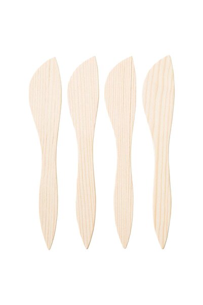 IKEA 4 Adet Tereyağı Bıçağı, Çam 24 cm 4 Lü