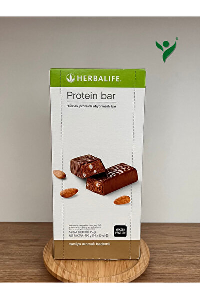 Herbalife بروتين بار بنكهة الفانيليا مع اللوز - 14 قطعة