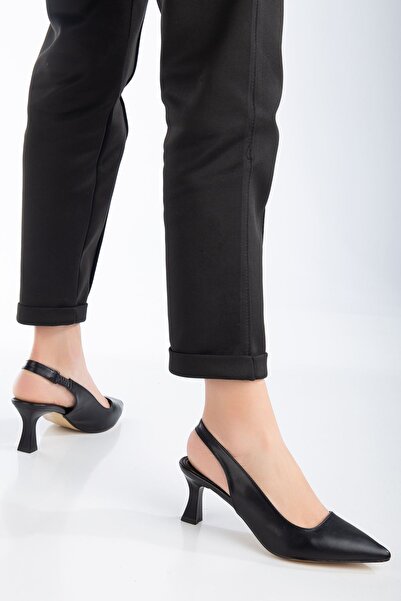 MaskButik Pantofi cu toc Sevra Negri