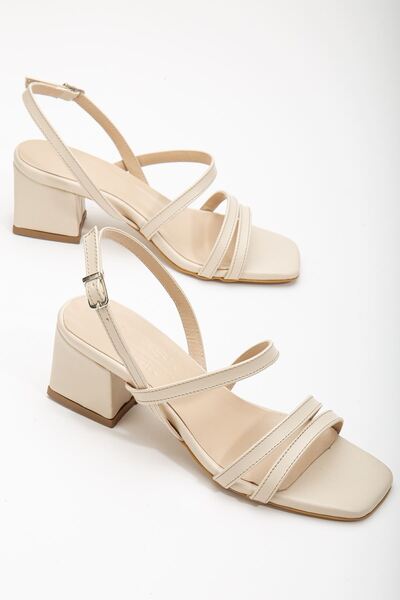 MaskButik Lavin Heeled Shoes Beige
