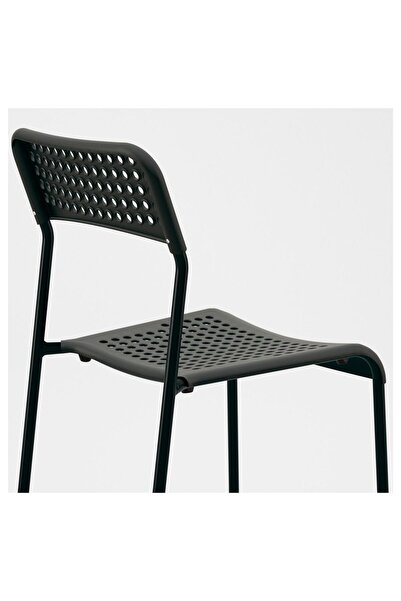 IKEA Plastik Sandalye, Siyah Renk Salon-Mutfak Sandalyesi