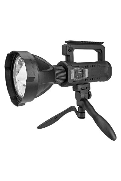 Blasko Lanterna LED Reincarcabila 4000LM cu Trepied si 4 Moduri de Iluminare,...